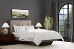 Load image into Gallery viewer, Lullaby Premium Bed Frame – premium bed frame made in UAE by DunePine with upholstery finish.