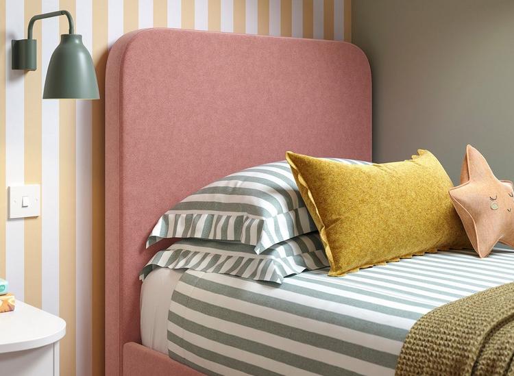 Kids Upholstered Bed Frame with Storage