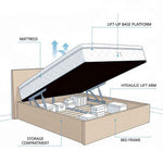 Load image into Gallery viewer, Velora Sleep Bed with Hydraulic Storage