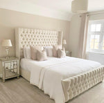 Load image into Gallery viewer, Wingback Bed Frame