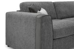 Load image into Gallery viewer, Gray sofa with cushions on a white background