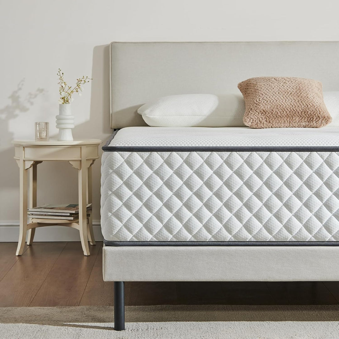 Dune & Pine Hybrid Pocket Spring Medium-Firm Bed Mattress with Open Coil Sleep Support
