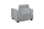 Load image into Gallery viewer, Gray armchair on a white background