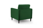 Load image into Gallery viewer, Green armchair on a white background