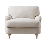 Load image into Gallery viewer, Beige armchair on a white background