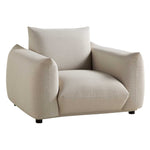 Load image into Gallery viewer, Beige armchair on a white background