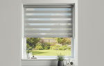 Load image into Gallery viewer, Duplex Blinds – Day & Night Zebra Blinds with Motorized Options