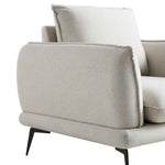 Load image into Gallery viewer, Gray sofa with a pillow on a white background