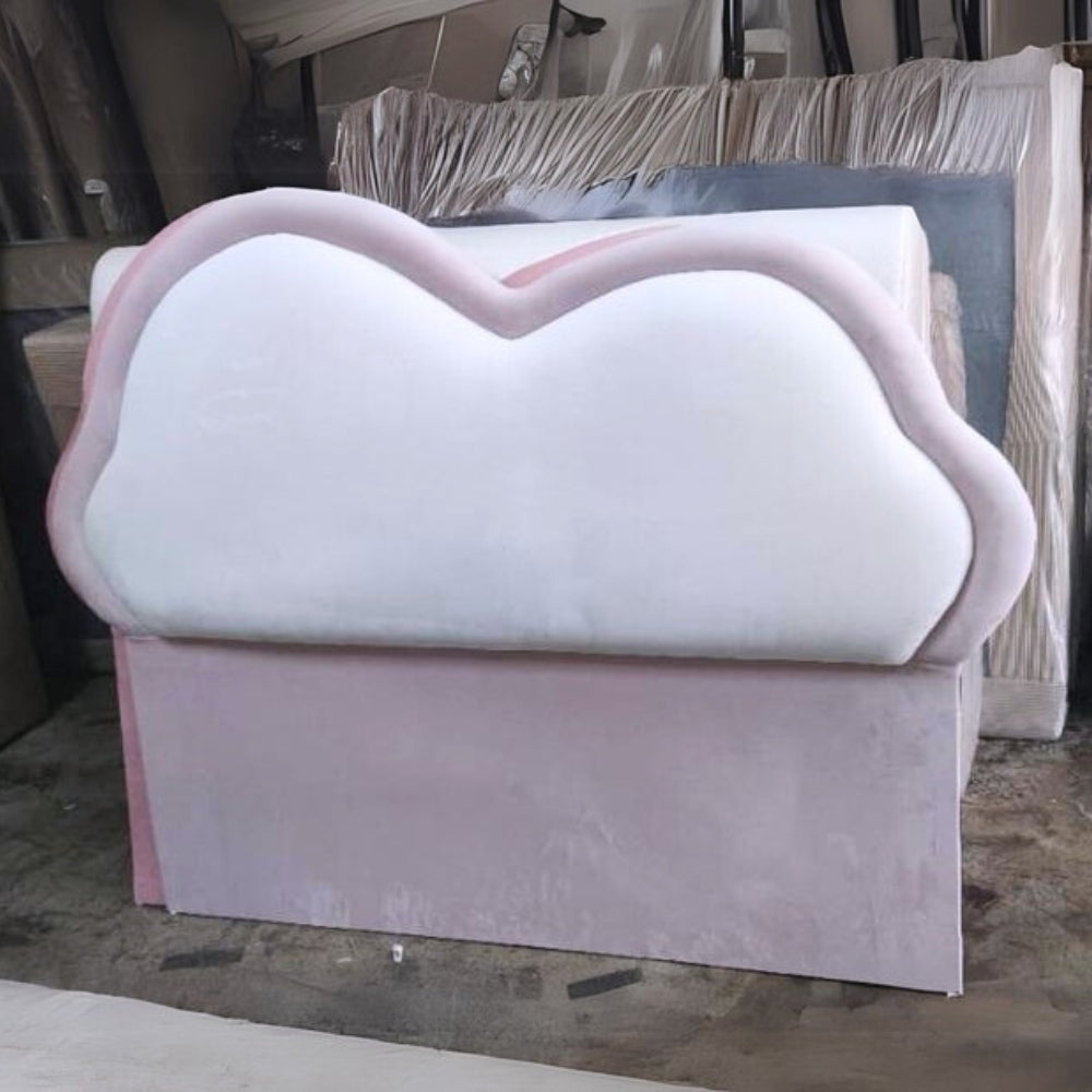 Lumina Cloud Shaped Divan Premium Bed Frame Premium Bed Frame by Dunepine, Dubai UAE
