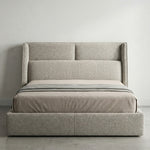 Load image into Gallery viewer, Lumina Wingback Upholstered Bed