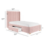 Load image into Gallery viewer, Single Bed Frame with Storage Drawer