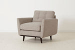 Load image into Gallery viewer, Beige armchair on a white background