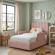 SoftGuard Junior Upholstered Kids Bed with Removable Safety Rails