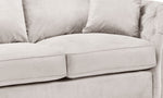 Load image into Gallery viewer, Close-up of a light gray sofa with cushions