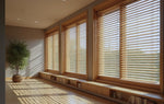 Load image into Gallery viewer, Wooden Blinds – Custom Natural Wood & Motorized Window Blinds