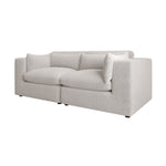 Load image into Gallery viewer, Beige Boucle 3 Seater Sofa sofa by DunePine - premium handmade upholstery available in UAE.