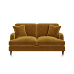 Load image into Gallery viewer, Mustard Velvet 2 Seater Sofa sofa by DunePine - premium handmade upholstery available in UAE.