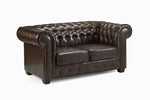 Load image into Gallery viewer, Lunetta Sofa Antique Brown Sofa in 2, Seater - DunePine UAE