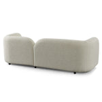 Load image into Gallery viewer, Cream Boucle Curved 3 Seater Cloud Sofa sofa by DunePine - premium handmade upholstery available in UAE.