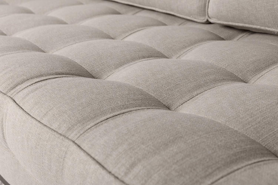 Cedar 2-Seater Right Chaise Sofa - modern 2-seater chaise sofa with premium fabric, handcrafted by Dunepine, Dubai