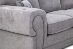 Load image into Gallery viewer, Verona Fullback Sofa Grey Sofa in 3, Seater - DunePine UAE