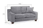 Load image into Gallery viewer, Elara Sofa Slate Sofa in 2, Seater - DunePine UAE