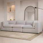 Load image into Gallery viewer, Beige Boucle 4 Seater Sofa sofa by DunePine - premium handmade upholstery available in UAE.