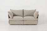 Load image into Gallery viewer, Valencia 2-Seater Sofa - elegant 2-seater sofa with plush cushions, handcrafted by Dunepine, Dubai