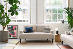 Load image into Gallery viewer, Plush 2-Seater Sofa - elegant 2-seater sofa with plush cushions, handcrafted by Dunepine, Dubai