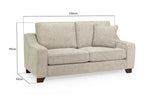 Load image into Gallery viewer, Elara Sofa Stone Sofa in 3, Seater - DunePine UAE