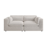 Load image into Gallery viewer, Beige Boucle 3 Seater Sofa sofa by DunePine - premium handmade upholstery available in UAE.
