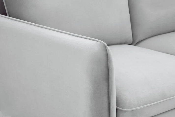 Lavard Sofa Plush Grey Sofa in 3, Seater - DunePine UAE