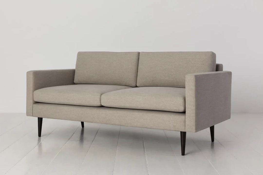 Bloom 2-Seater Sofa - elegant 2-seater sofa with plush cushions, handcrafted by Dunepine, Dubai