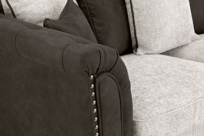 Zonvia Sofa Grey Sofa in 2, Seater - DunePine UAE