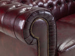 Load image into Gallery viewer, Lunetta Sofa Oxblood Red Sofa in 2, Seater - DunePine UAE