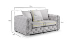 Load image into Gallery viewer, Sofiba Sofa Slate Sofa in 2, Seater - DunePine UAE