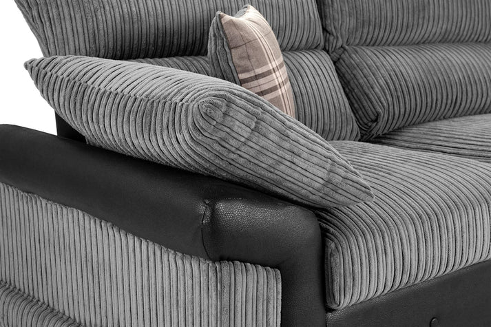 Loom Sofa Black/Grey Sofa in 2, Seater - DunePine UAE
