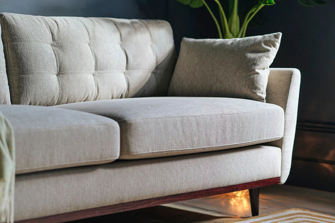 Windsor 2-Seater Sofa – elegant 2-seater sofa with plush cushions, handcrafted by Dunepine, Dubai