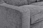 Load image into Gallery viewer, Gray textured sofa with a close-up view of the fabric.