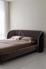 Load image into Gallery viewer, Elegance Tufted Wingback Bed Frame