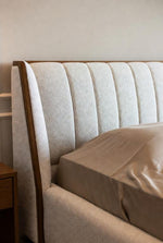 Load image into Gallery viewer, Soft-Tuft Channel Headboard Upholstered Bed