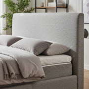 Sereno Upholstered Hydraulic Bed with Storage