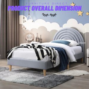 Hannah Super Single Bed Frame