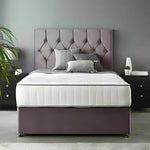 Load image into Gallery viewer, Zenith Premium Bed Frame – premium bed frame made in UAE by DunePine with upholstery finish.
