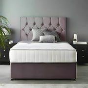 Zenith Premium Bed Frame – premium bed frame made in UAE by DunePine with upholstery finish.