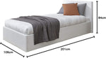 Load image into Gallery viewer, Everest Classic Upholstered Ottoman Bed Frame
