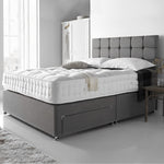 Load image into Gallery viewer, Elysian Premium Divan Bed Frame – premium bed frame made in UAE by DunePine with upholstery finish.
