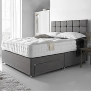 Elysian Premium Divan Bed Frame – premium bed frame made in UAE by DunePine with upholstery finish.
