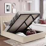 Load image into Gallery viewer, Blisswood Upholstered Premium Ottoman Bed Frame
