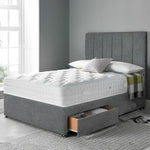 Load image into Gallery viewer, Apex Premium Divan Bed Frame – premium bed frame made in UAE by DunePine with upholstery finish.
